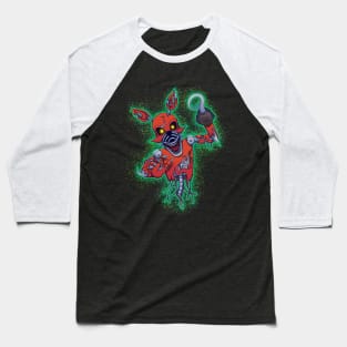 FNAF 4 Nightmare Foxy Baseball T-Shirt